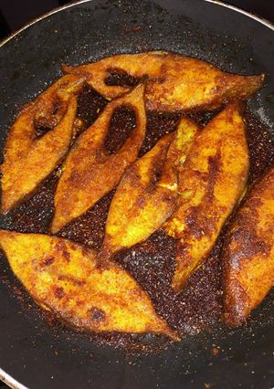 A picture of Pomfret fry.
