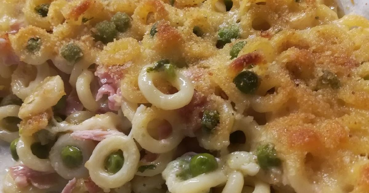 Ricetta Anelletti Siciliani Al Forno Con Piselli E Prosciutto Cotto di ...