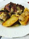 Pierna de cabrito al horno