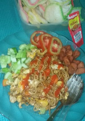 Foto resep Mie goreng Bumbu Merah