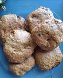 🍪Galletitas veganas de banana 🍌 coco rallado 🥥 y chips de chocolate 🍫