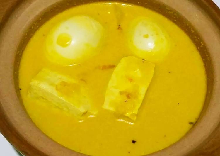 Resep Gulai Telur Tahu Kuning, Bisa Manjain Lidah