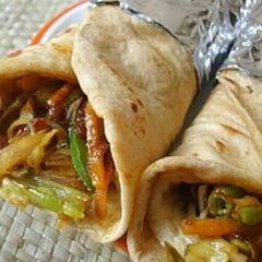 A picture of Kathi roll.