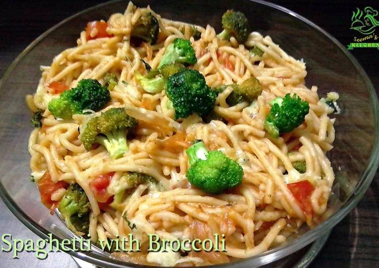 Recipe of Super Quick Homemade Broccoli Spaghetti Recipe