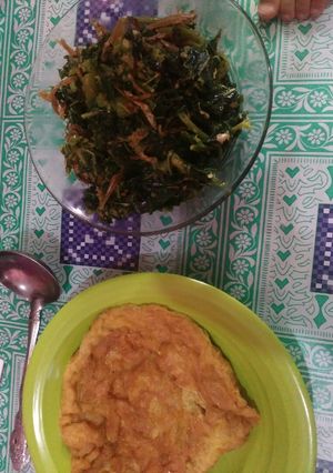 Foto resep Tumis daun pepaya Dan Teri pedas