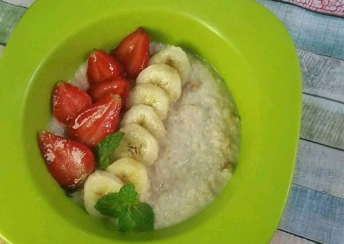 Resep Oatmeal Bowl (Sarapan Sehat) Anti Gagal