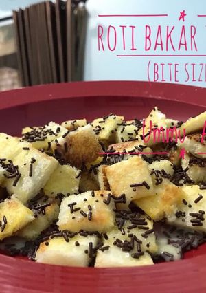 Foto resep Roti bakar teflon (bite size)