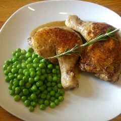 A picture of Extra Crispy Sous Vide Chicken Legs.