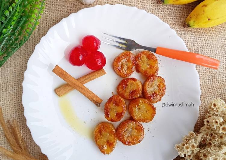 Pan-fried Honey Banana with Cinnamon