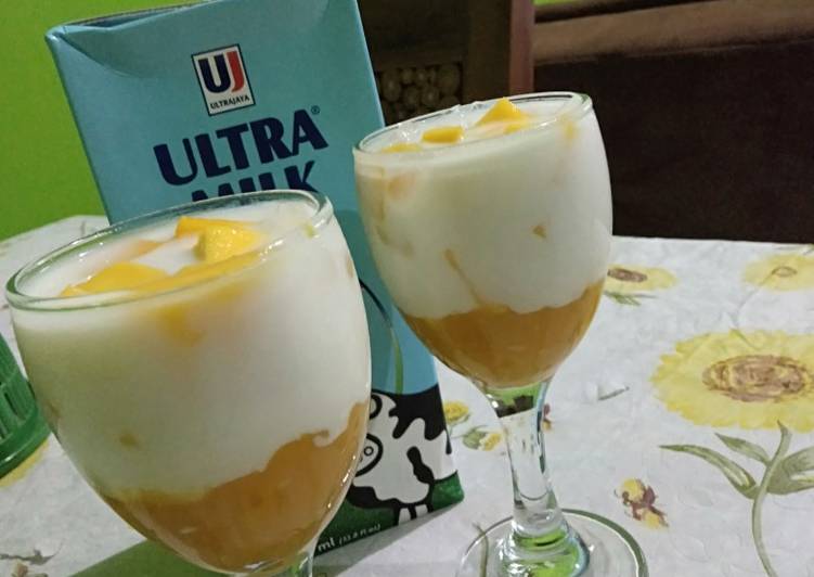 Langkah Mudah untuk Menyiapkan Korean Fresh Mango Milk 🍧 yang Bikin Ngiler