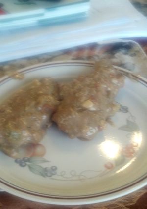 A picture of Smothered beef cutlets.