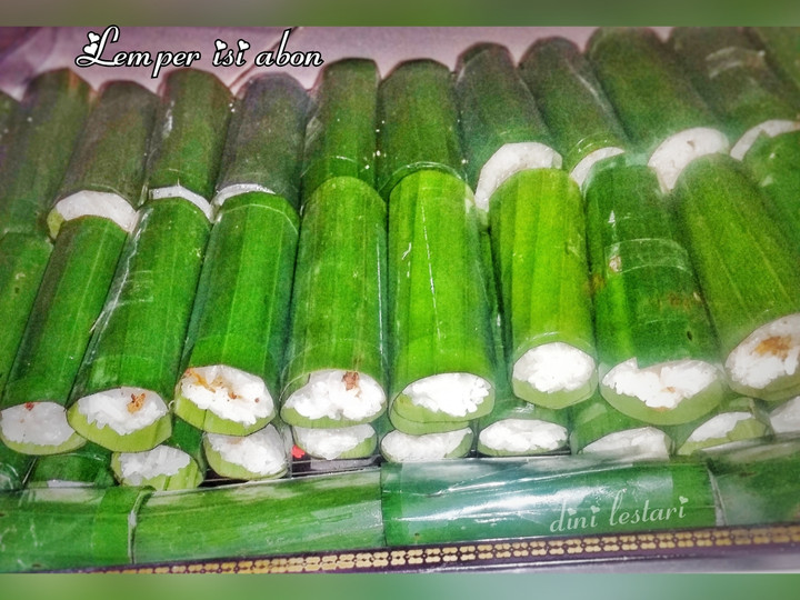 Resep 34. Lemper isi abon Enak Dan Mudah