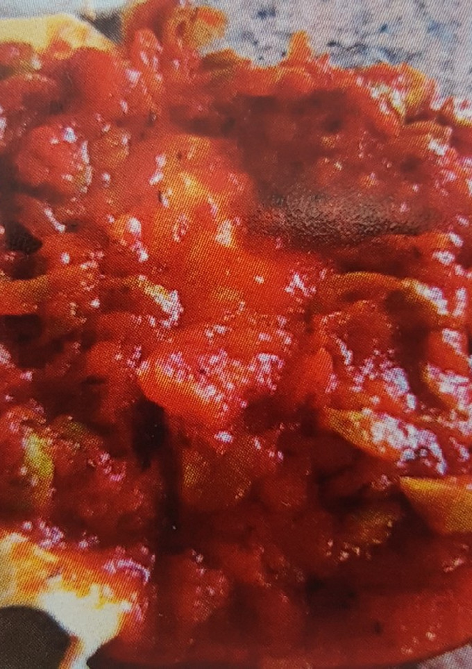 Una foto de Raviolis de berenjena con salsa de aceitunas