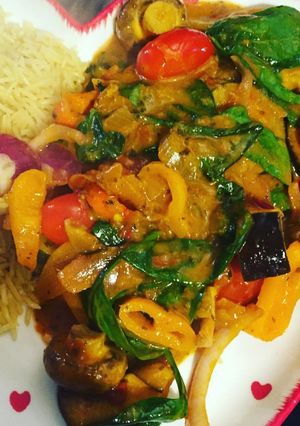 A picture of Vegetable jalfrezi.
