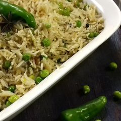 Matar Pulao A picture of Matar Pulao.