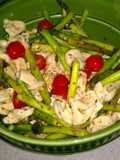 Tortellini Salad with Asparagus and Fresh Basil Vinaigrette