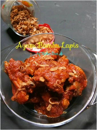 Cara Gampang Membuat Resep Ayam Bumbu Lapis yang Lezat Sekali Anti Ribet, Lezat Sekali
