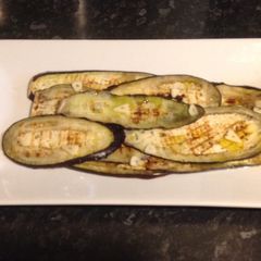A picture of Melanzane arrostite - Grilled aubergines 🍆🍆.