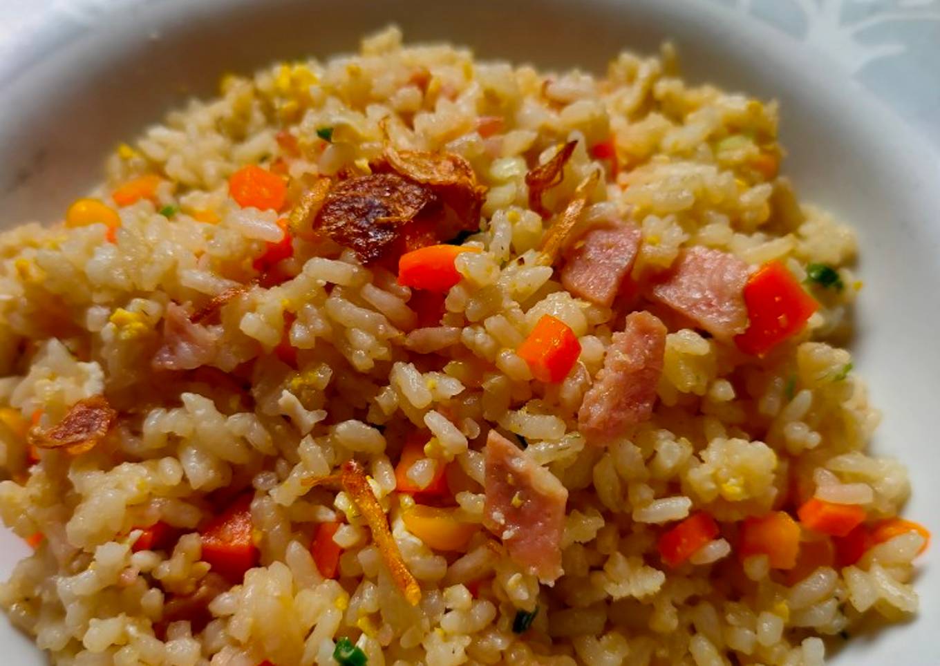 Nasi goreng bacon