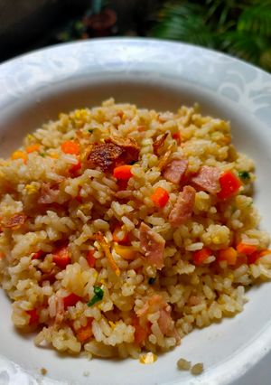 Foto resep Nasi goreng bacon