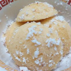 A picture of Sooji corn in Coconut Milk.