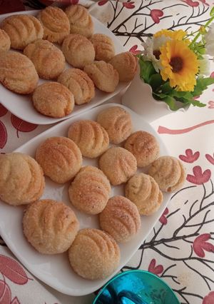 صورة لوصفة حلوة جافة مرمدة في السكر رووووعة 😋