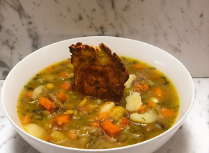 Una foto de Sopa de patacón para principiantes 😜