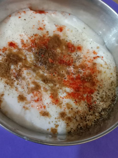 A picture of Masala curd.
