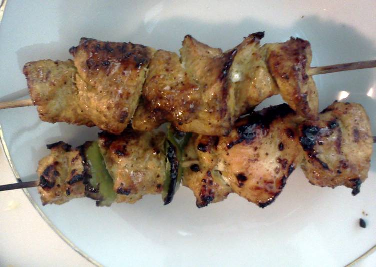 Spicy chicken kabobs