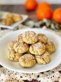Galletas craqueladas de mandarina y jengibre
