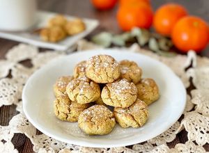 Foto principal de Galletas craqueladas de mandarina y jengibre