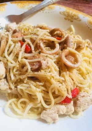Foto resep Aglio olio homemade