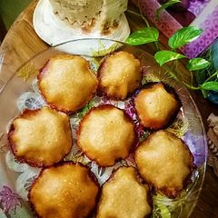 A picture of Dudura Pitha (Odisha's cuisine).