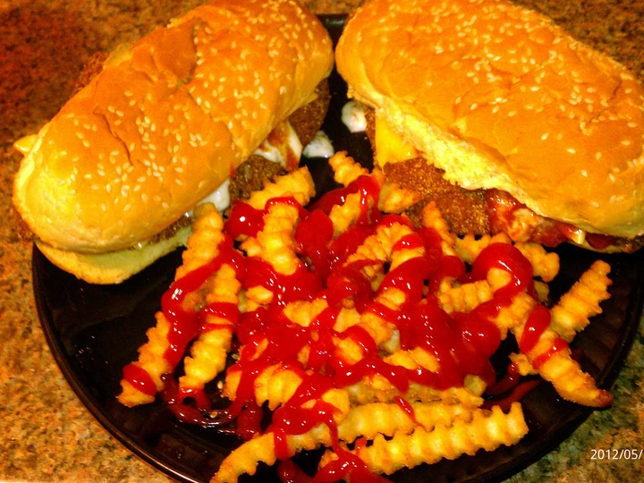 Recipe Sandwich ikan goreng dan kentang goreng gaya Kentucky !!! which So Delicious