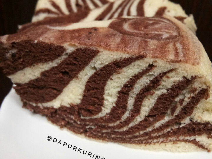 Cara Memasak Bolu kukus zebra putih telur Menu Enak Dan Mudah Dibuat