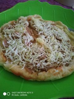 Foto resep Pizza sosis sederhana