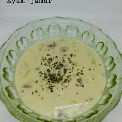 Cream Soup Ayam Jamur রেসিপির প্রধান ছবি