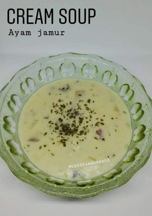 Foto resep Cream Soup Ayam Jamur