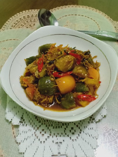Foto resep Oseng Terong lalap & teri medan
