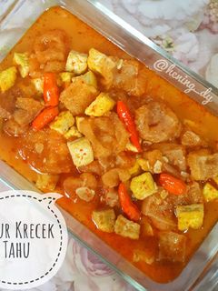 Foto resep Sayur Krecek Tahu (No Santan)