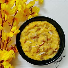 Pumpkin halwa A picture of Pumpkin halwa.