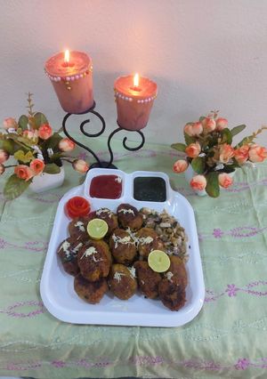 A picture of Gola kabab.