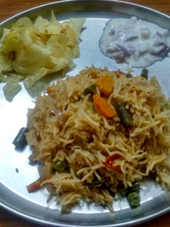 வெஜிடபிள் பிரியாணி (Vegetable Biryani recipe in Tamil) செய்முறை முக்கிய புகைப்படம்