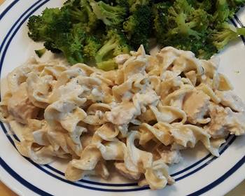 Fresh, Serving Recipe Tuna Alfredo Restaurant Style