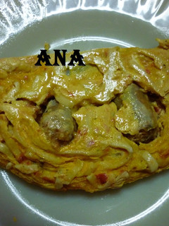 Una foto de Omelette de tallarines