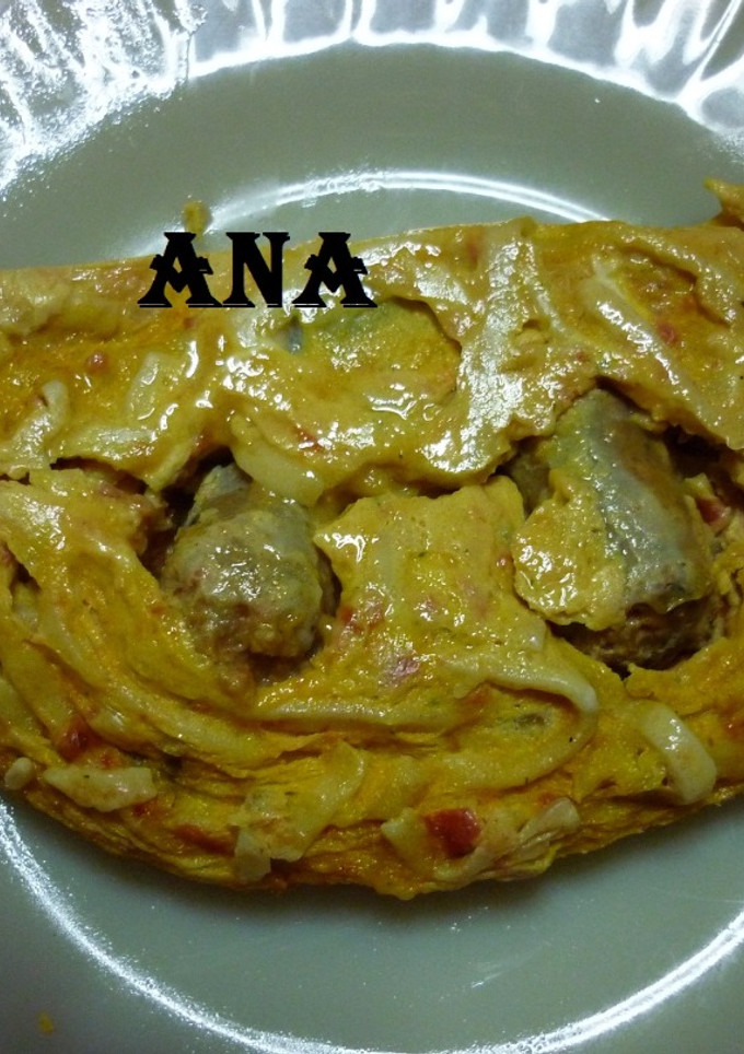 Una foto de Omelette de tallarines