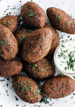 A picture of Kibbeh (Lebanon).