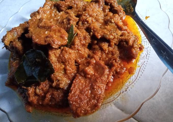 Rendang bumbu instan