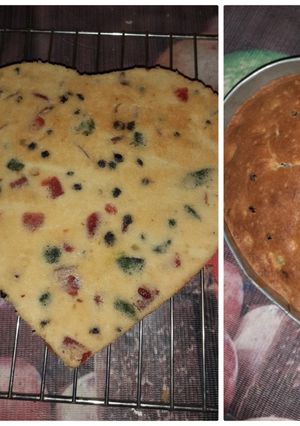 A picture of Heart Fruit Cake.