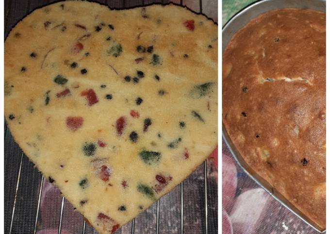 Recipe of Homemade Heart Fruit Cake